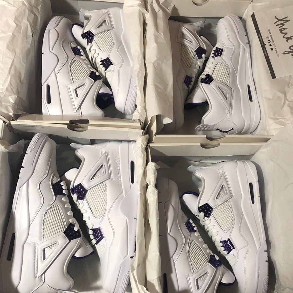 Air Jordan 4 Metallic Purple